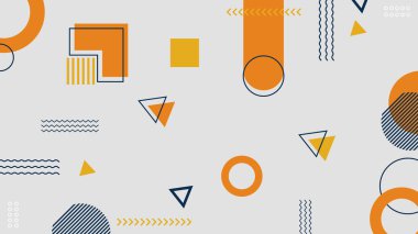 Geometrik Soyut Şekilsiz Minimalist Tasarım Elemanı Posteri veya Banner Modern Teknolojiler ve Yenilikler. Vektör Arkaplanı