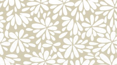 Dekoratif Çiçek desenleri ve Grunge desenli Duvar Kağıdı Soyut Kusursuz Arkaplan. Vektör Tasarımı