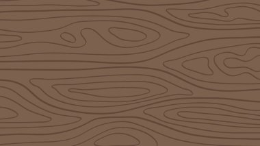 Elle çizilmiş organik çizgilerle ahşap doku arka planı. Vektör İllüstrasyonu