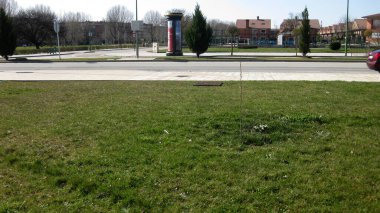 Burgos, İspanya 'nın modern binaları ve inşaatları.