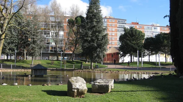 Edifícios Construções Modernas Burgos Espanha — Fotografia de Stock