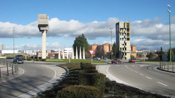 Modern Épületek Építmények Burgos Spanyolország — Stock Fotó
