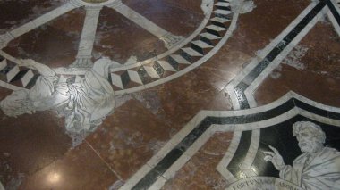 İtalya 'da bir kilisenin tavanı..