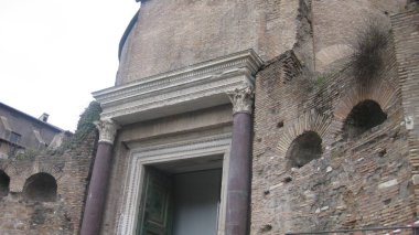 Antik Roma harabeleri.