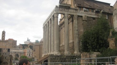 Antik Roma harabeleri.