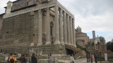 Antik Roma harabeleri.