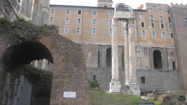 Antik Roma harabeleri.