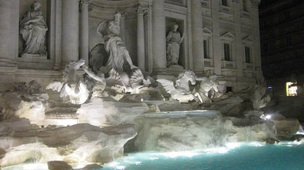 Fontana Trevi Roma — Foto Stock