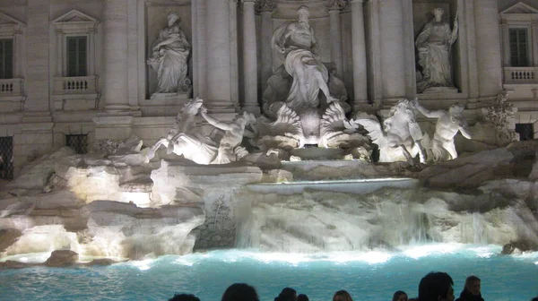 Fontana Trevi Roma — Foto Stock