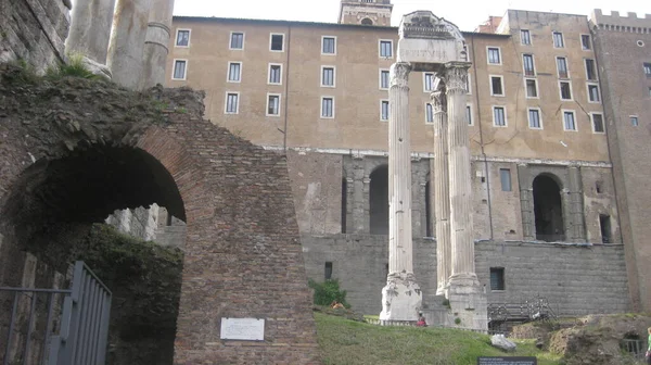 Antik Roma harabeleri.