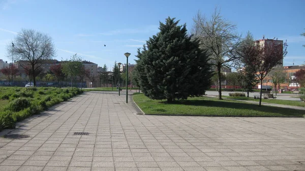 Parques Jardines Burgos España — Foto de Stock