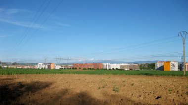 İspanya 'nın Burgos şehrinin genel görünümü.