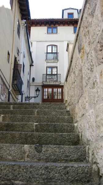 Staré Domy Burgos Španělsko — Stock fotografie