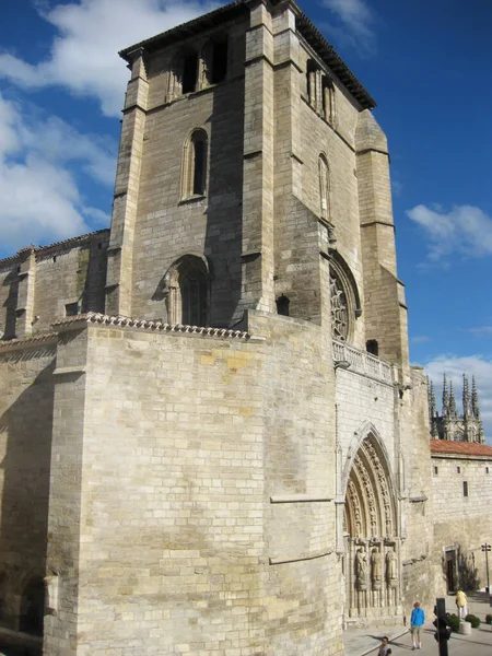 Antike Kirche Von Burgos Spanien — Stockfoto