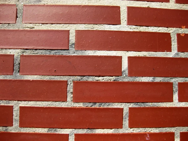 Tijolos Vermelhos Fundo Uma Casa — Fotografia de Stock