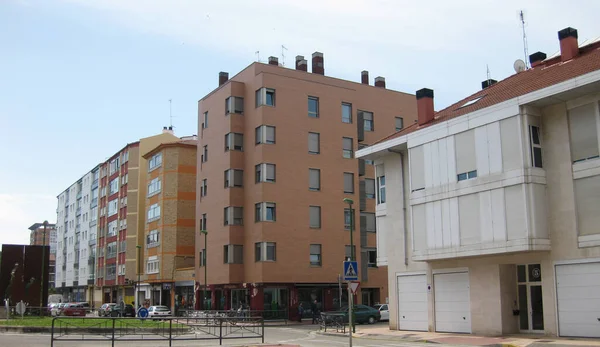 Straßen Und Häuser Sommer — Stockfoto