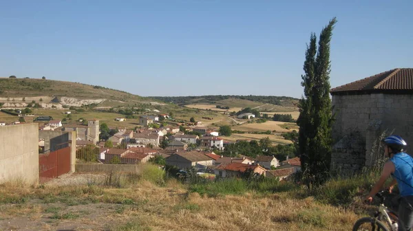 Επισκόπηση Των Πόλεων Στο Burgos Ισπανία — Φωτογραφία Αρχείου