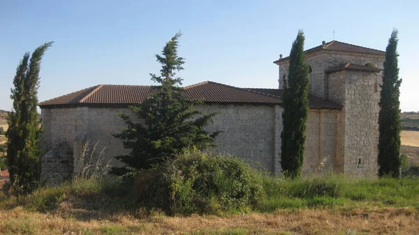 Die Altertümliche Kirche Eines Dorfes — Stockfoto