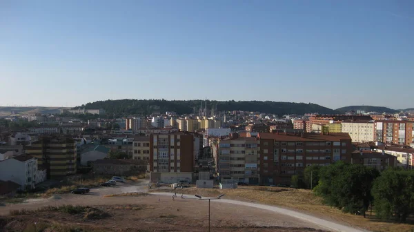 Panorama Burgos Hiszpania — Zdjęcie stockowe