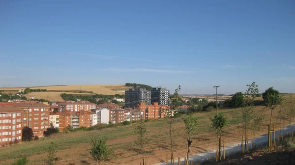 Панорамный Вид Бургоса Испания — стоковое фото