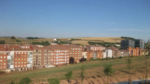 Panorâmica Burgos Espanha — Fotografia de Stock