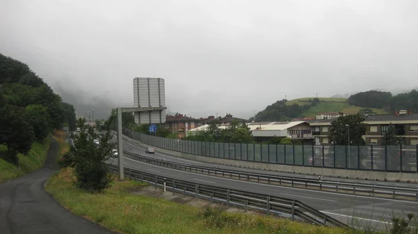 Landschaften Des Bewölkten Baskenlandes — Stockfoto