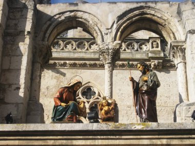 Burgos Katedrali 'nde Beytüllahim' in Doğuşu.