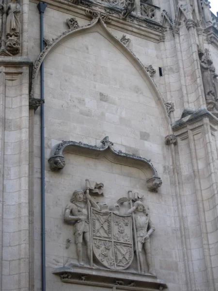 Catedral Gótica Burgos Espanha — Fotografia de Stock