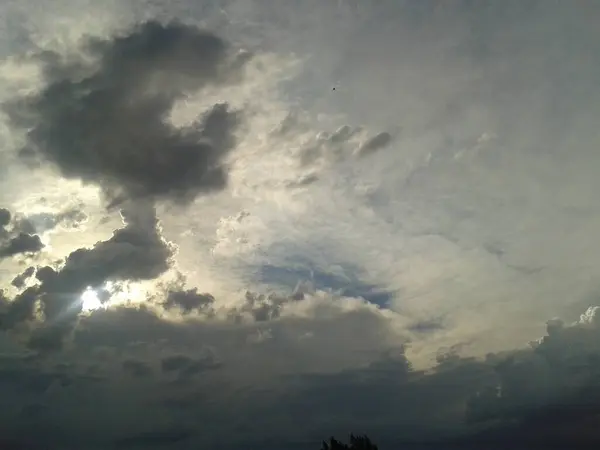 Sky Cloudy Day Sunset — Stock Photo, Image