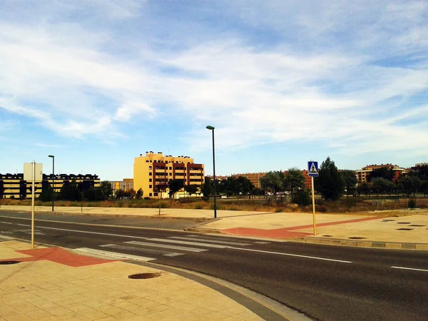 Moderne Straßen Von Burgos Spanien — Stockfoto