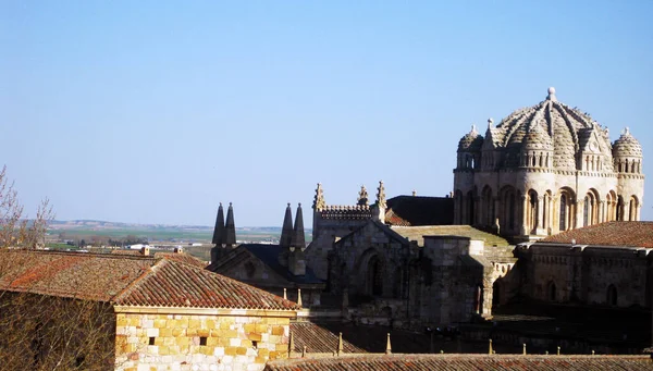 Catedral Zamora España Día —  Fotos de Stock