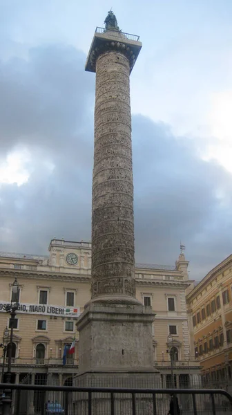 Colonna Marco Aurelio Italia — Foto Stock