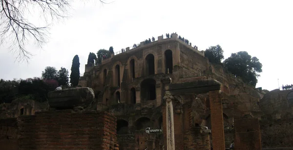 Antik Roma Şehri Harabe Halinde — Stok fotoğraf