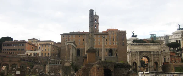 Cidade Antiga Roma Ruínas — Fotografia de Stock