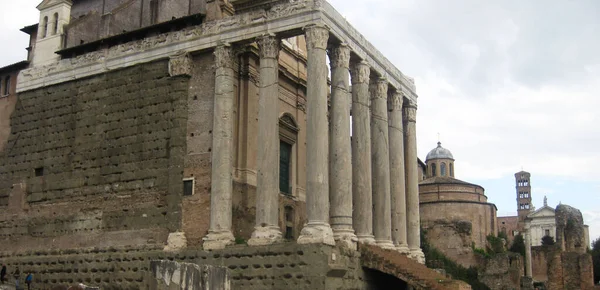 Cidade Antiga Roma Ruínas — Fotografia de Stock