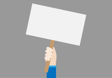 Boş bir gösterinin afişi.