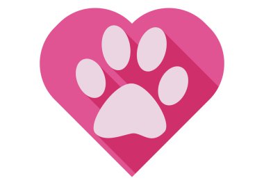 Kalbindeki bir hayvanın ayak izi..