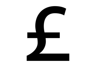 Siyah rengin pound sembolü.