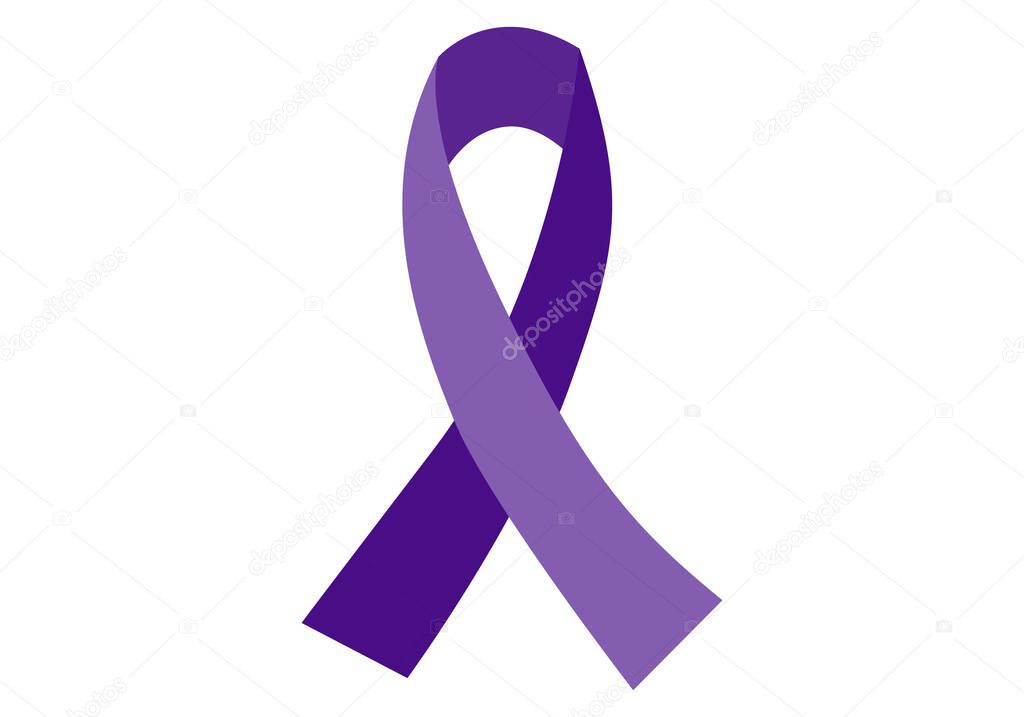 Purple tie for international epilepsy day.