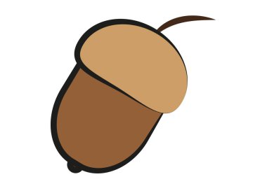 Beyaz arkaplanda bir mısır simgesi.