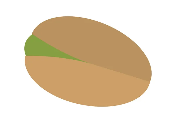 白を基調としたピスタチオアイコン — ストックベクタ