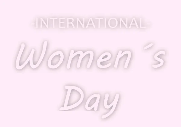 Poster Van Internationale Vrouwendag — Stockfoto
