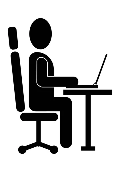 Office Worker Icon Clerk Bank Clerk Official Royalty Free Stock Illustrations