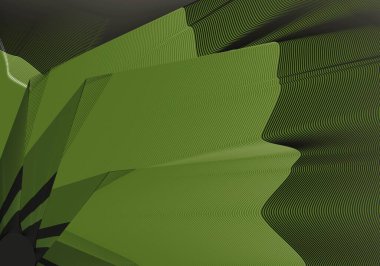 Füzyon arkaplanı yeşil ve siyah tonlarda