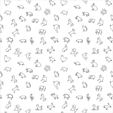 Siyah yüzgeçli yerli ve vahşi hayvanlar.