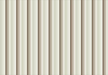 Keten, ecru ya da bej gibi dikey çubuklar. Tiyatro perdesi. Perdeler