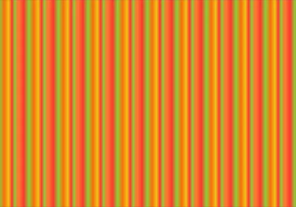 Red Yellow Orange Green Striped Pattern — Stock Vector
