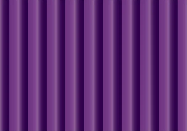 Vertikale Balken Muster Lila Oder Violett Theatervorhang Vorhänge — Stockvektor