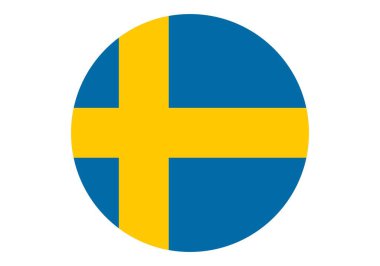 İsviçre bayrağı taşıyan dairesel simge