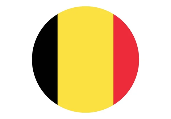Bandera Bélgica Lengua Belga — Vector de stock